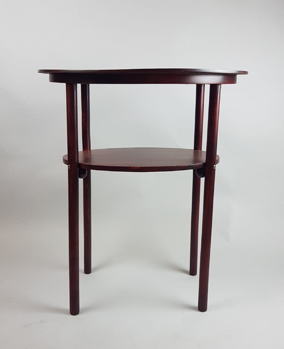 Table d'Appoint En Hêtre Teinté Acajou, Josef Hoffmann-photo-3