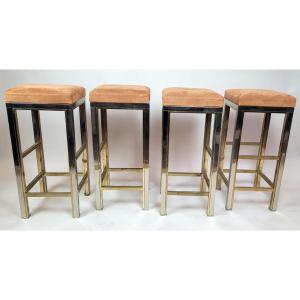 Set De 4 Tabourets Belgochrome