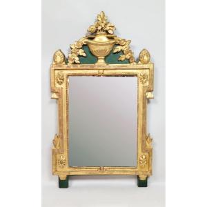 Miroir En Bois Doré Louis XVI