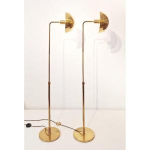 Pair Of Brass Reading Lights, 60'