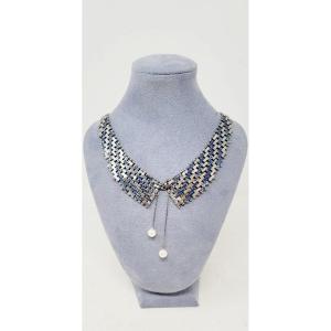 Jacob Bengel Necklace In Painted Chrome