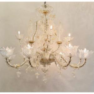 Large Murano Chandelier, Rezzonico. 