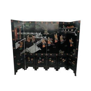 Lacquered Wood Screen - China