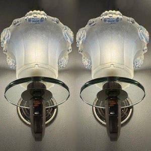 Pair Of Wall Lights, France 1940, Ezan