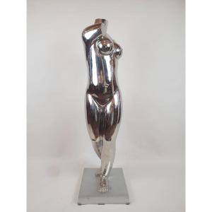 Chrome Metal Sculpture, 20th