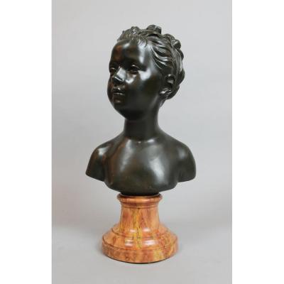 Bronze By Louise Brongniart After Houdon