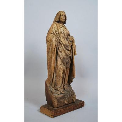 "saint" Wooden Sculpture 18th