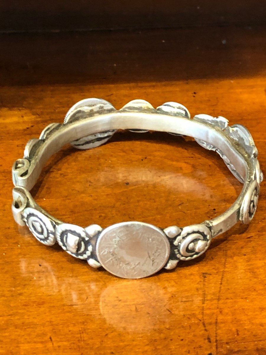Middle East Silver Bracelet Circa 1900-photo-4