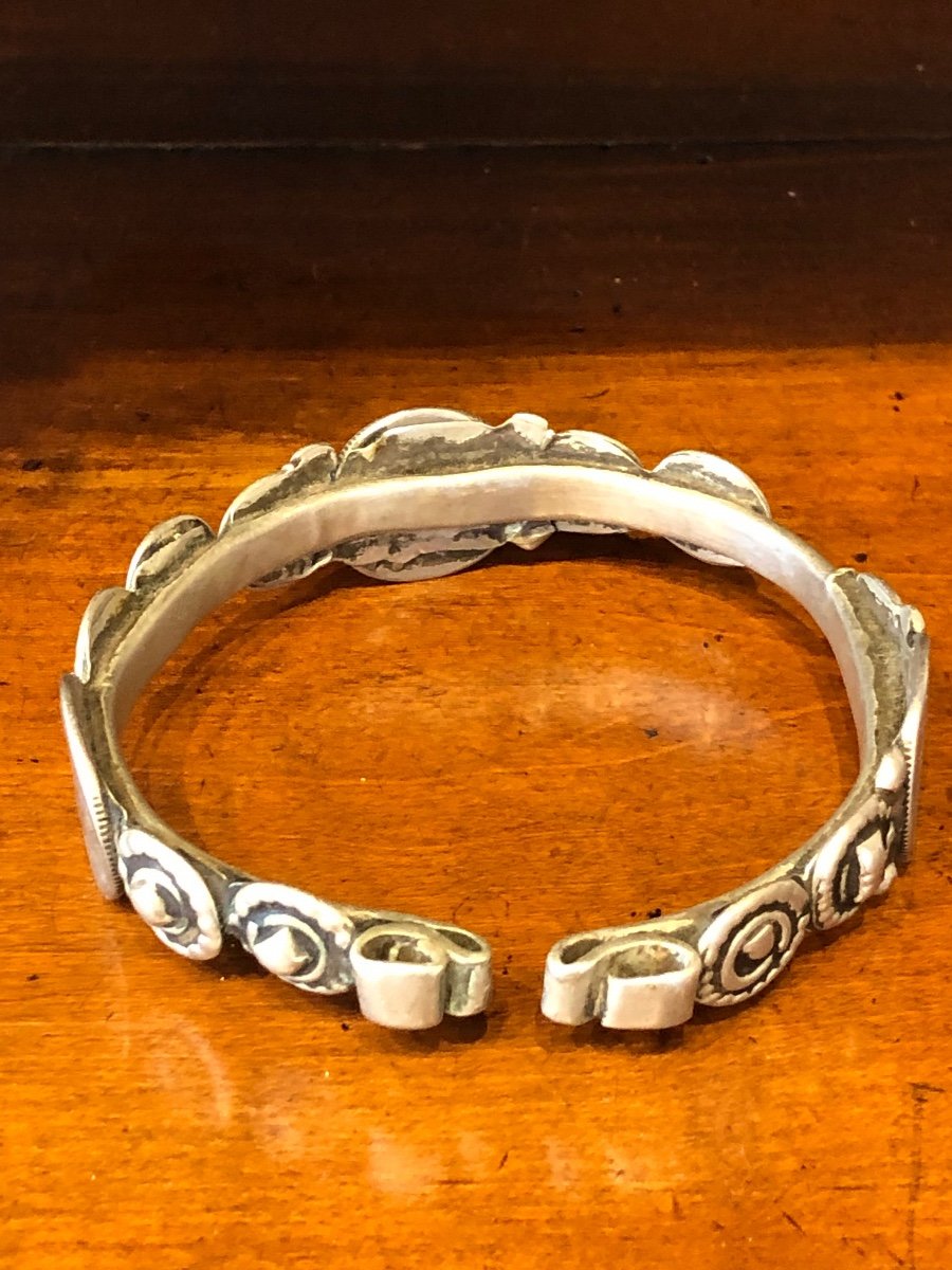 Middle East Silver Bracelet Circa 1900-photo-1