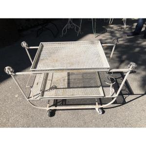 Rolling Bar In Perforated Rigitulle Circa 1950/60 