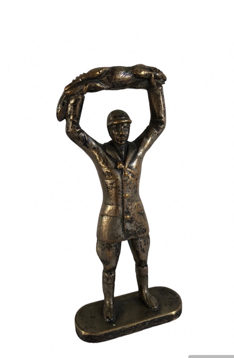 Hunter Bronze Statue