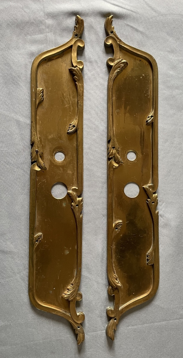 Plaques De Propreté de porte En Bronze 