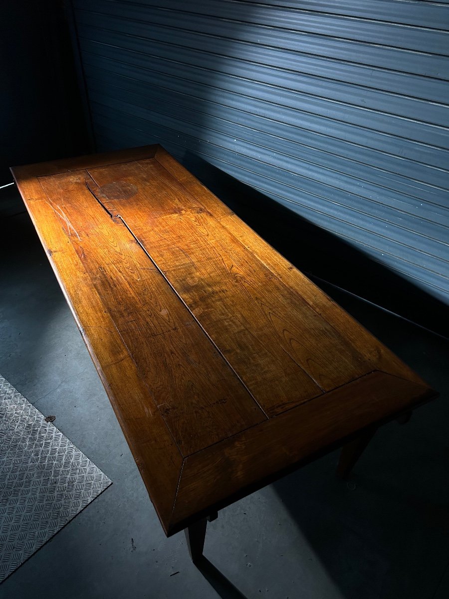 Table Brutaliste En Teck -photo-7