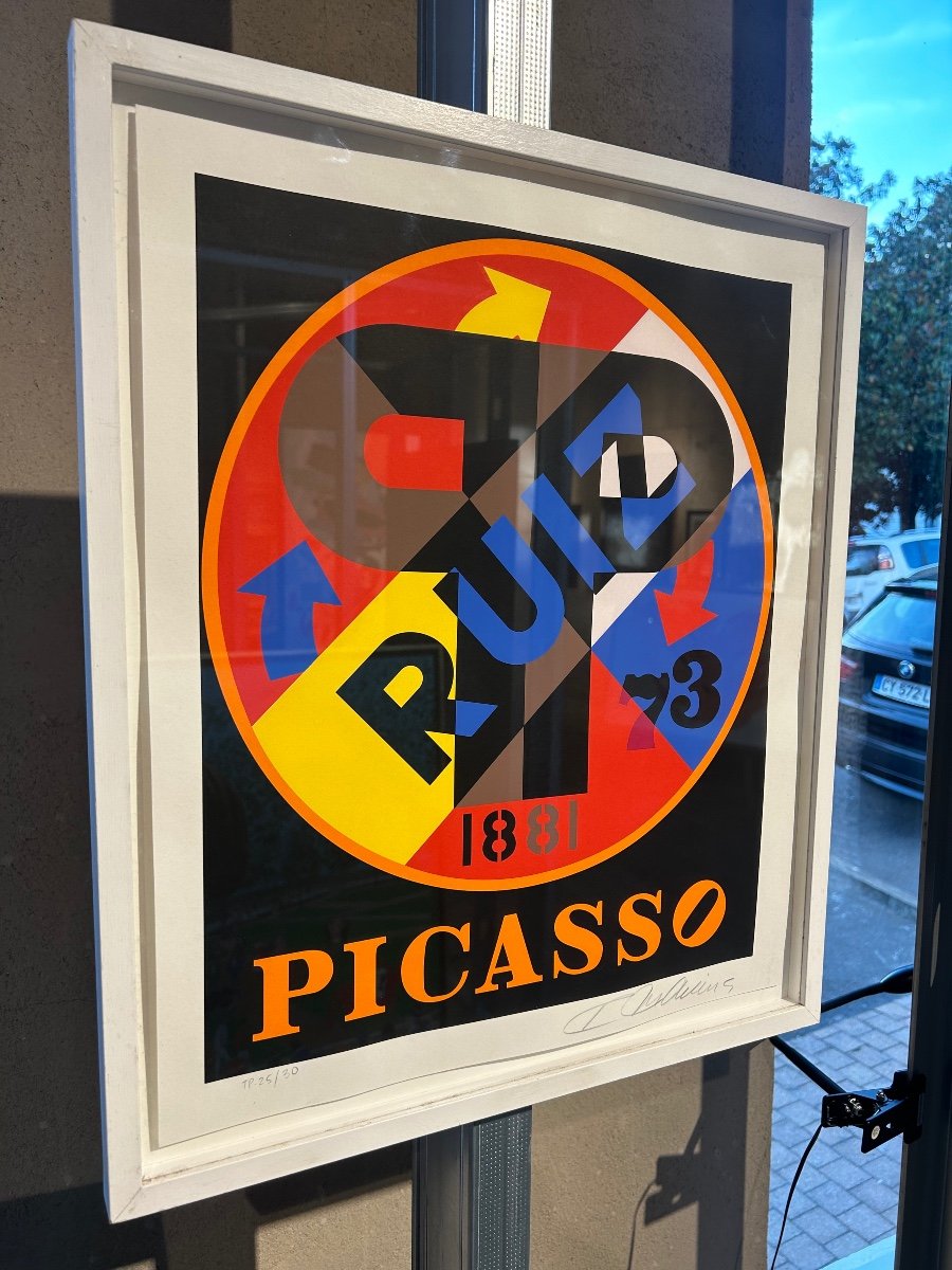 Robert Indiana - Picasso From The American Dream Portfolio,-photo-1