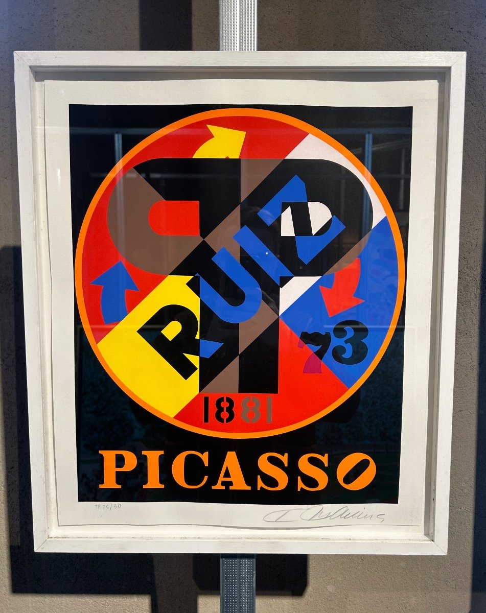 Robert Indiana - Picasso From The American Dream Portfolio,