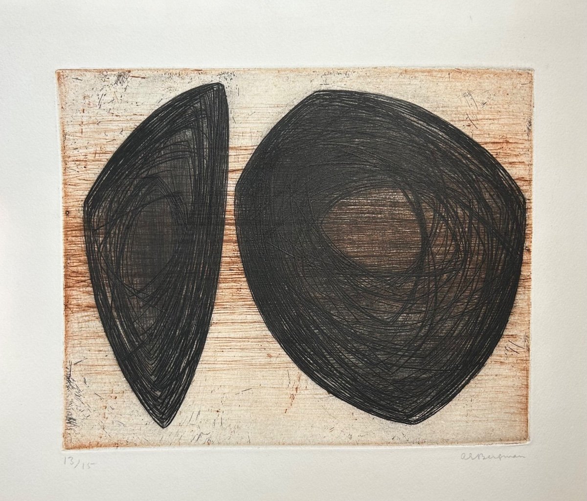 Ana Eva Bergman - G 2-1953 Two Black Forms Or Two Universes