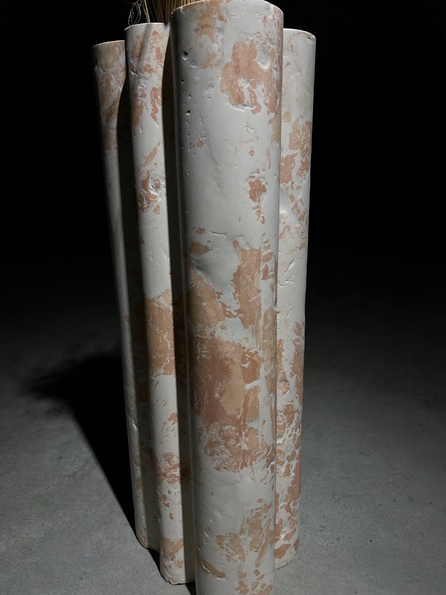 Marble Stucco Vase By Amandine Antunez-photo-2