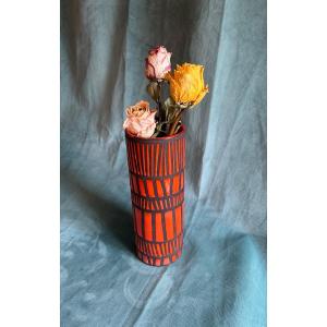 Roller Vase By Roger Capron