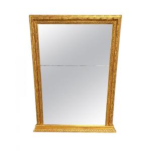 Miroir En Bois Doré Italien 19e