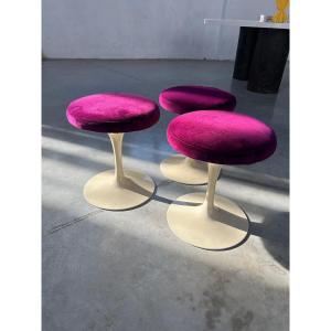 Eero Saarinen - Three Tulip Knoll Stools