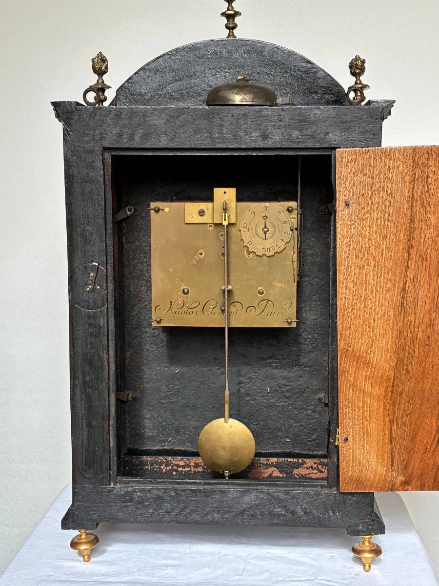  Boulle Inlaid - Pendulum Religious Cartel Clock  By "nicolas Clément" - Circa 1690-photo-1