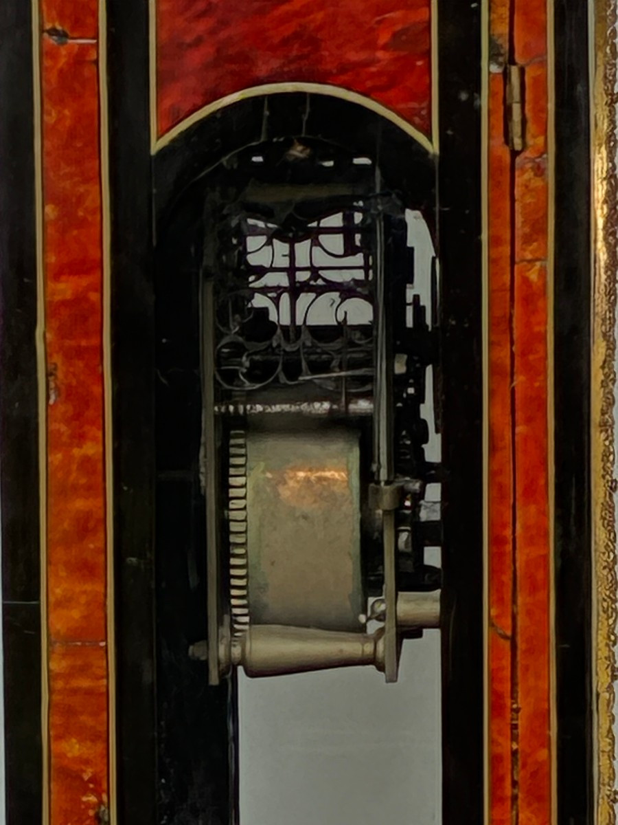  Boulle Inlaid - Pendulum Religious Cartel Clock  By "nicolas Clément" - Circa 1690-photo-3