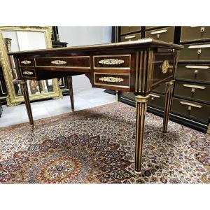 Flat Desk With Drawbars Decorated With Bronzes Napoleon III Napoleon 3 Boulle