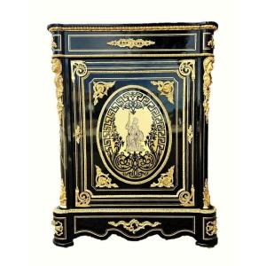 Meuble d'Appui En Marqueterie Boulle Estampillé Befort Jeune époque Napoléon III Napoleon 3