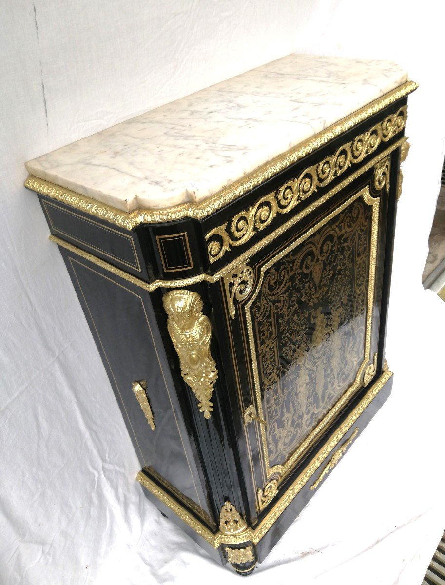 Boulle Marquetry Napoleon Napoleon III Sideboard-photo-2