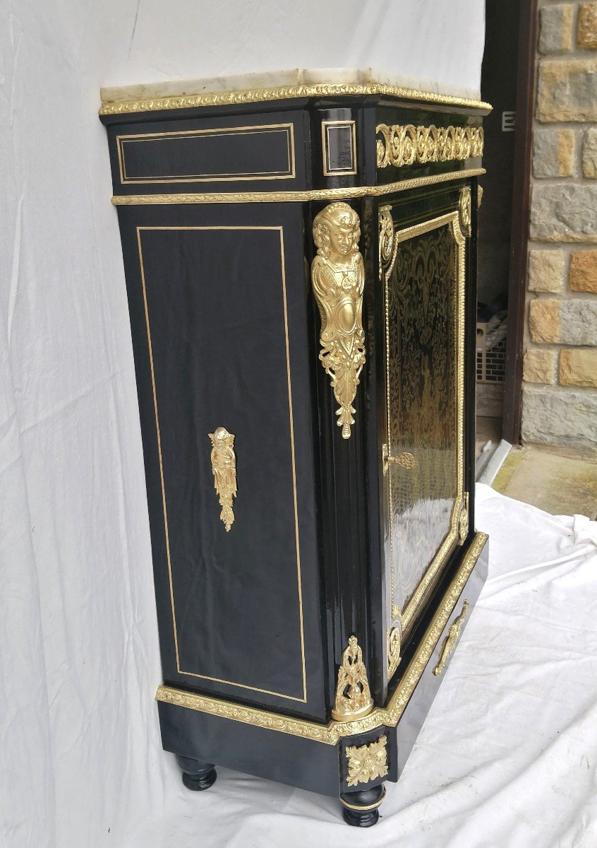 Boulle Marquetry Napoleon Napoleon III Sideboard-photo-3