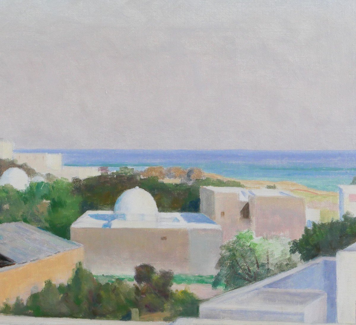Hans Arnold DAEPP 1886-1949 Tunisie, Hammamet, paysage, tableau, 1925-photo-2