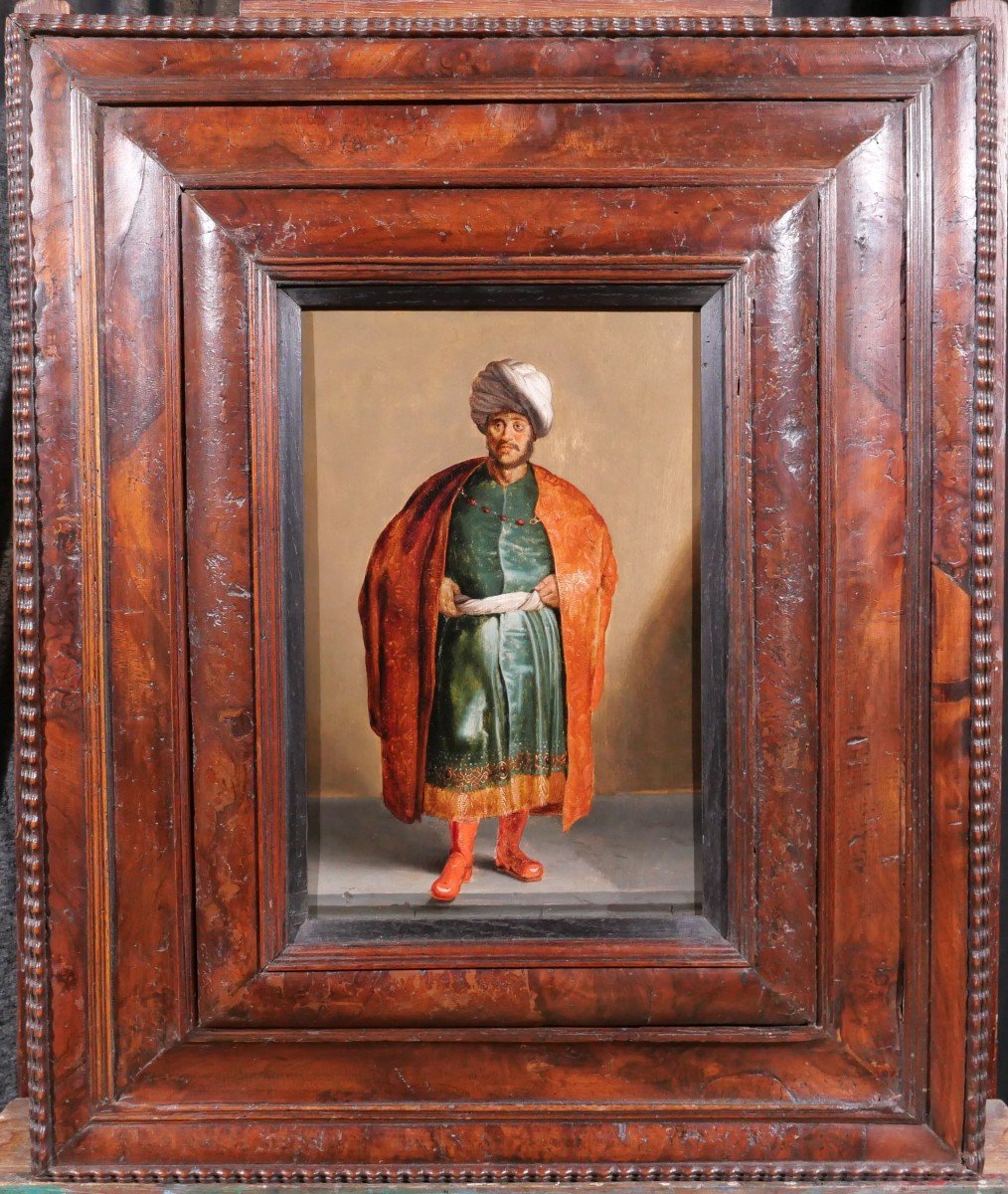 Petrus Paulus RUBENS (entourage de) 1577-1640 Portrait d'homme oriental, tableau, vers 1620-30-photo-2