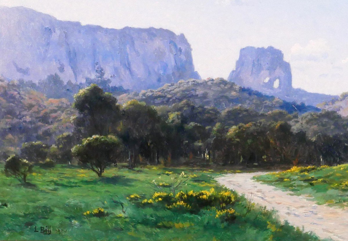 Lina Bill 1855-1936 Saint-rémy-de-provence, Landscape, Painting, Impressionism, Provence, 1900-photo-4