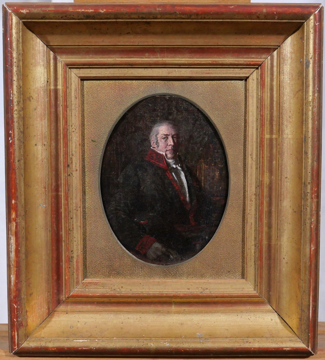 French School Circa 1790-1800, Portrait Of A Man (prefect?), Painting, Directory, Revolution-photo-2