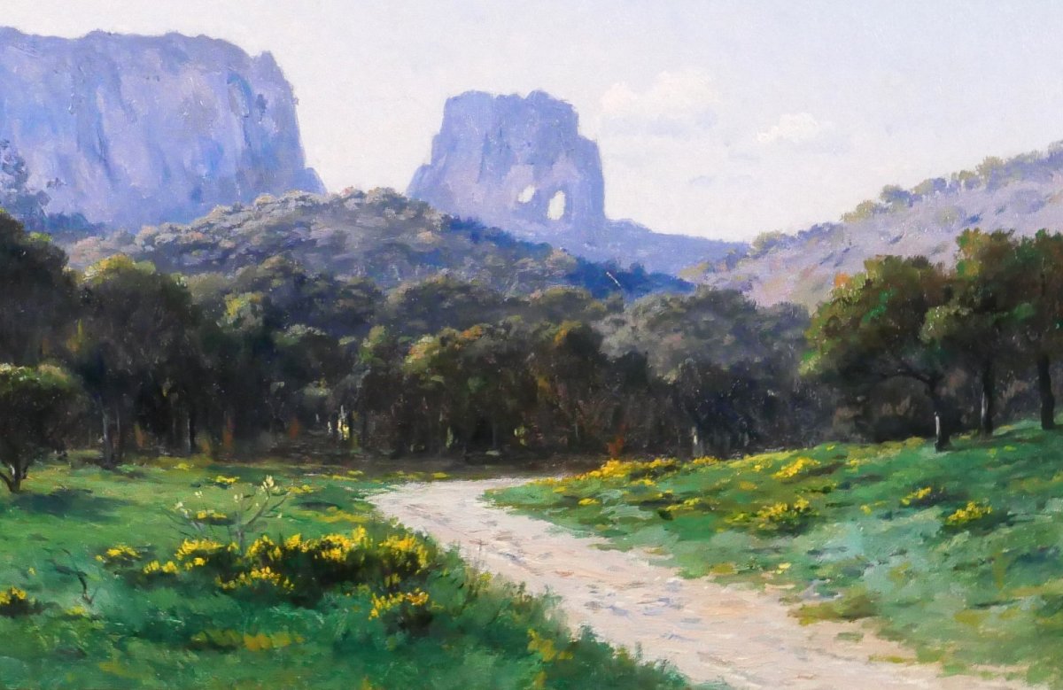 Lina Bill 1855-1936 Saint-rémy-de-provence, Landscape, Painting, Impressionism, Provence, 1900-photo-3