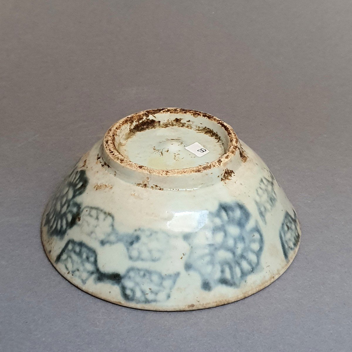 Coupe En Grès Porcelaineux,  Asie Du Sud 1400 à 1600 Après Jc-photo-1