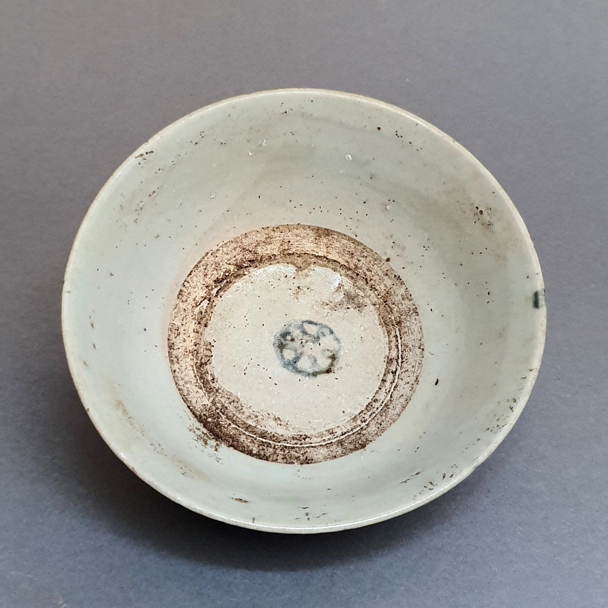 Coupe En Grès Porcelaineux,  Asie Du Sud 1400 à 1600 Après Jc-photo-2