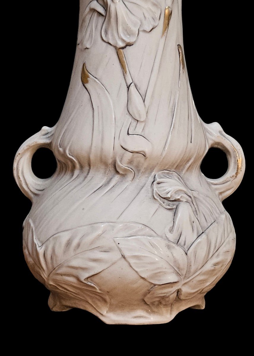 Large Royal Dux Bohemia Vase - Art Nouveau 1900-photo-2