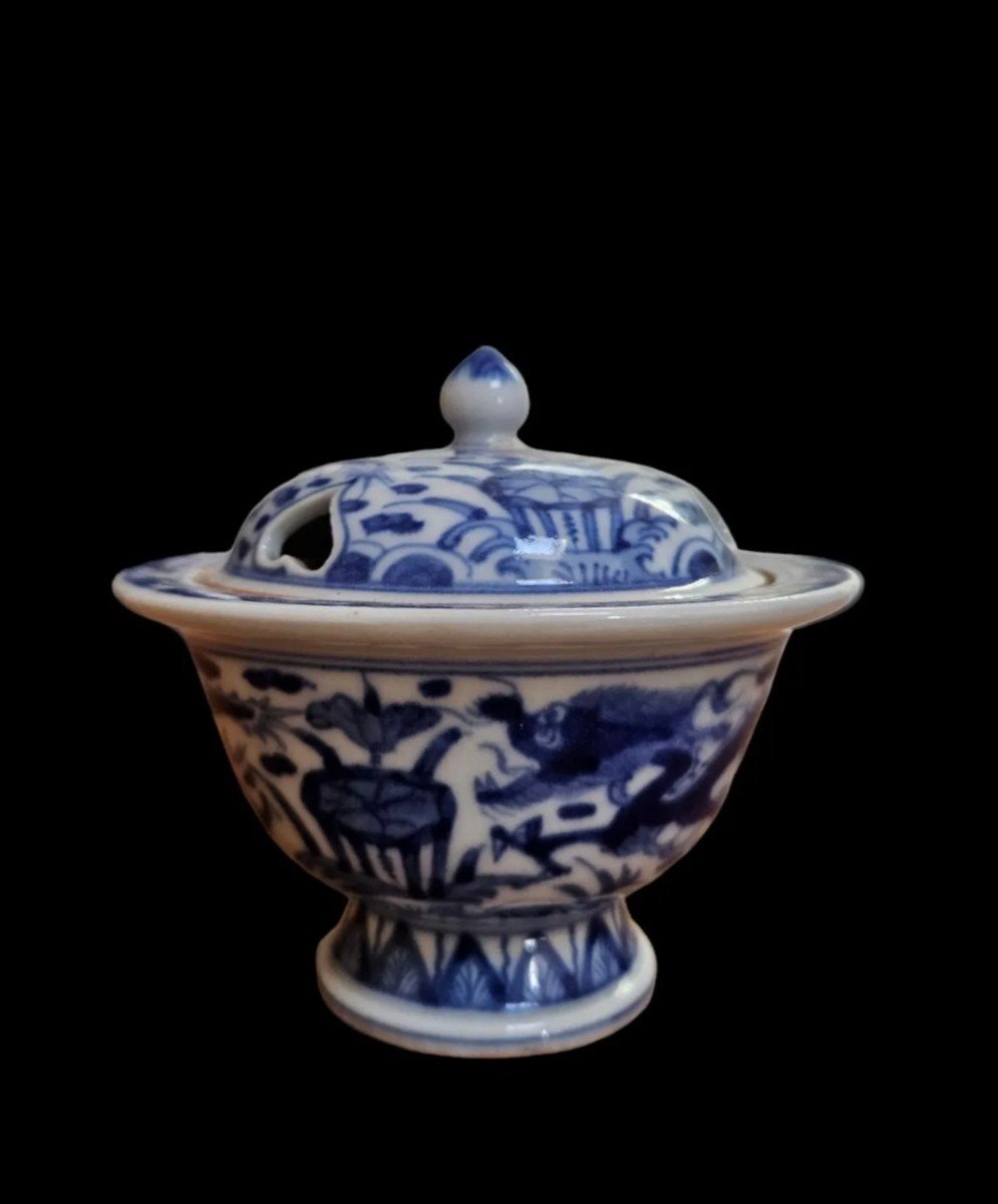 Covered Pot, China, Qing Culture Early 20th Century-photo-4