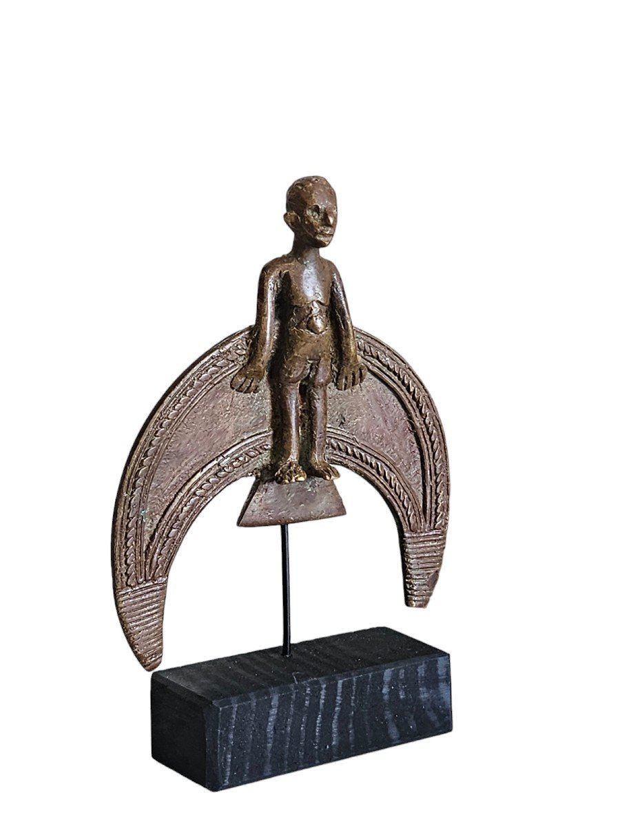 Bronze Pendant Lobi Burkina Faso Late 19th Century-photo-3