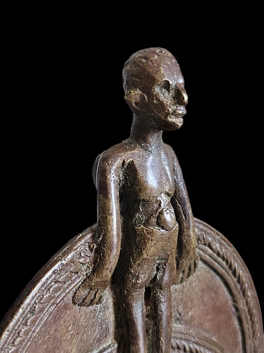 Bronze Pendant Lobi Burkina Faso Late 19th Century-photo-2