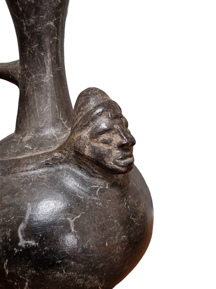 Vase étrier  Lambayeque, Pérou 1100 à 1400 Après Jc-photo-2