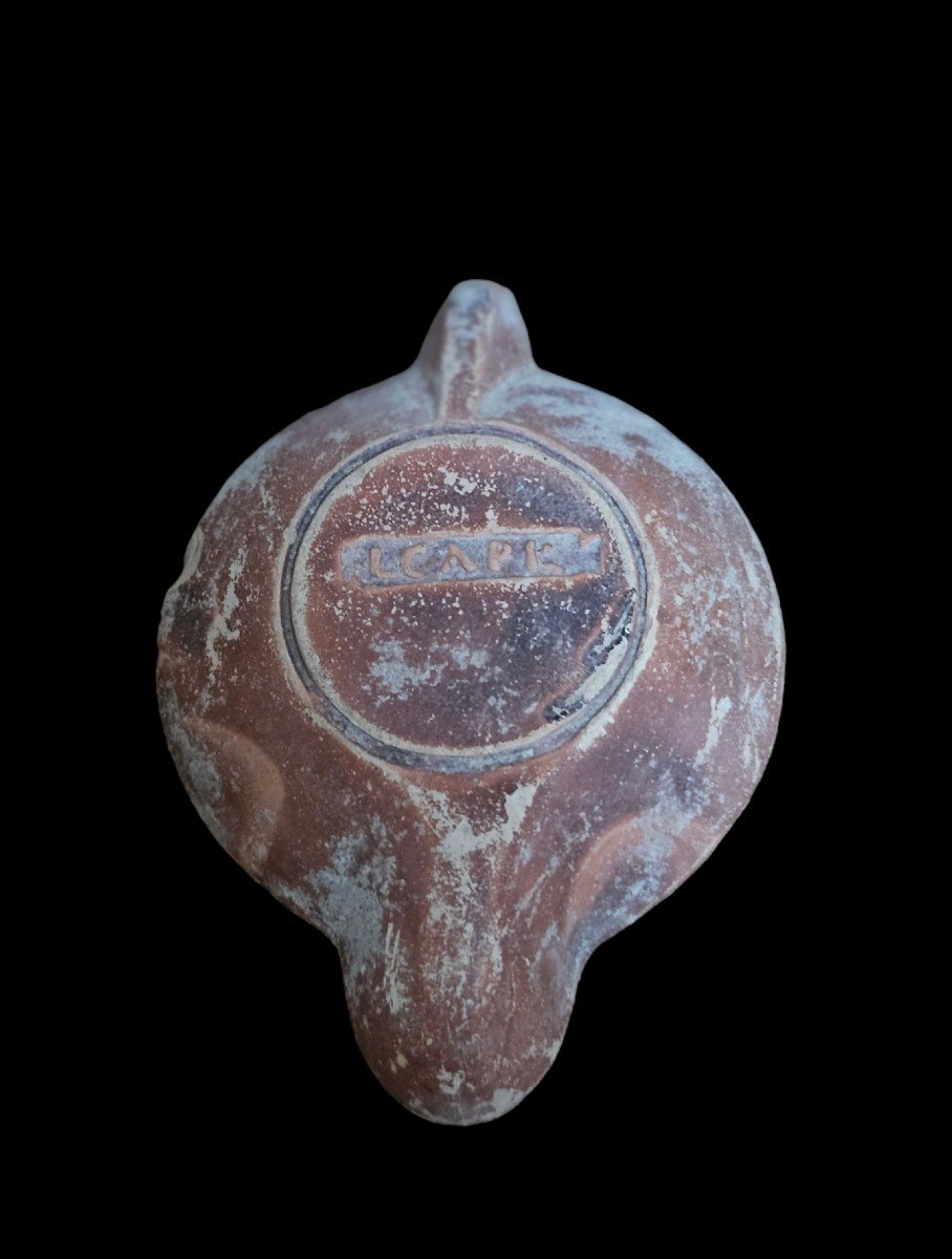 Lampe à Huile Bassin Méditerranéen, époque Romaine, 100 à 200 Ap Jc Environ, Type Bussière D Ii-photo-2