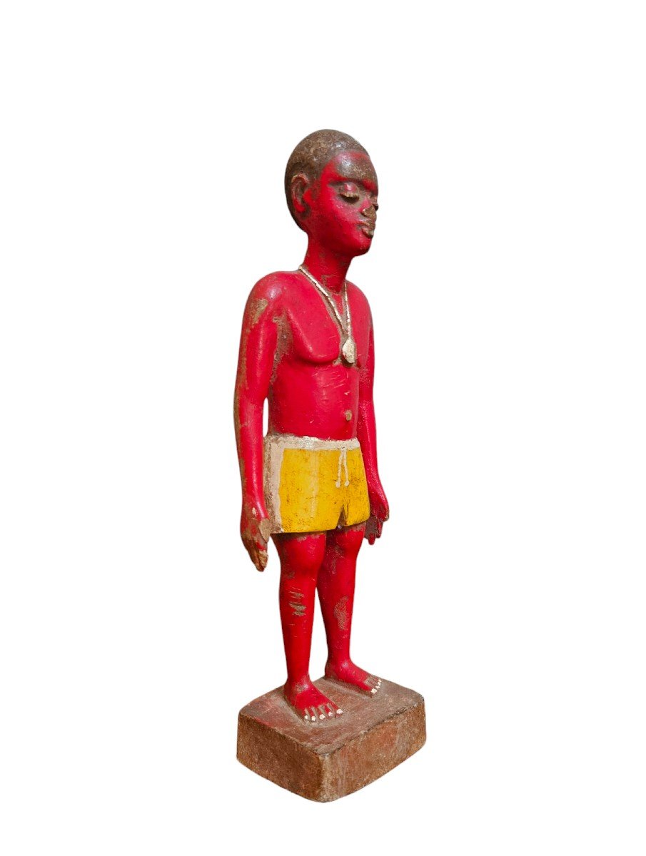 Statuette Abron Ou Agni République De Côte d'Ivoire Vers 1950/1960-photo-2