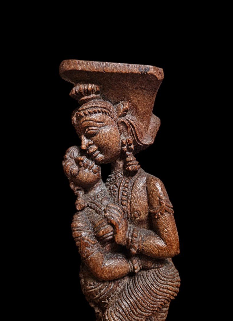 19th Century Indian Statuette-photo-2