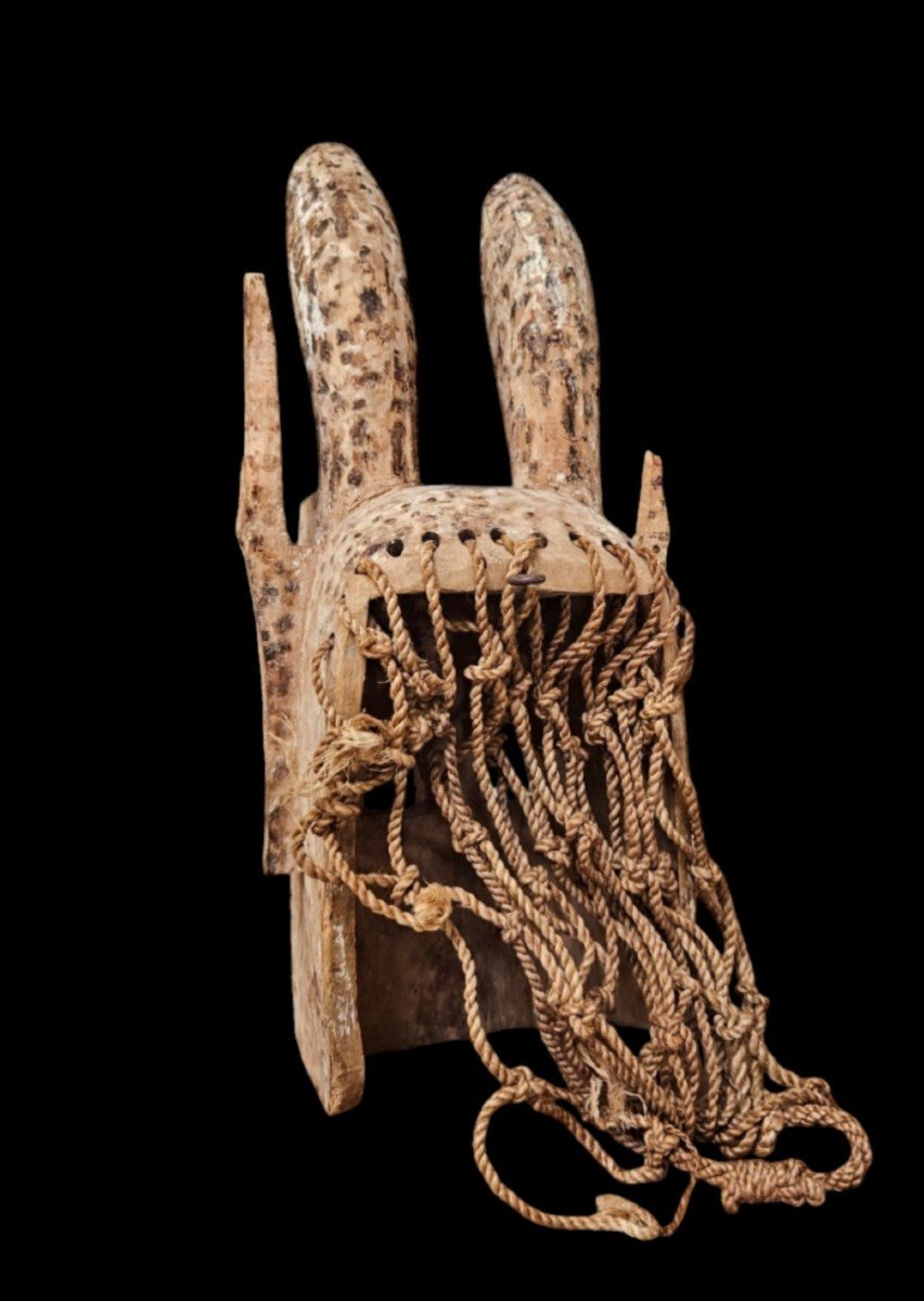 Hare Mask Dyommo Dogon Mali Ancient African Art-photo-4