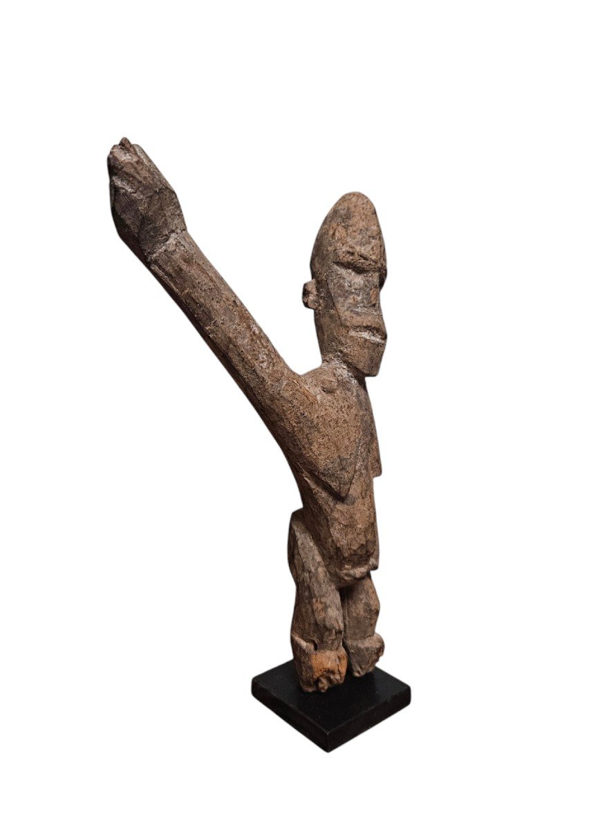 Ancienne Statuette En Bois Lobi Burkina Faso Art Tribal Art Africain Art Premier-photo-3