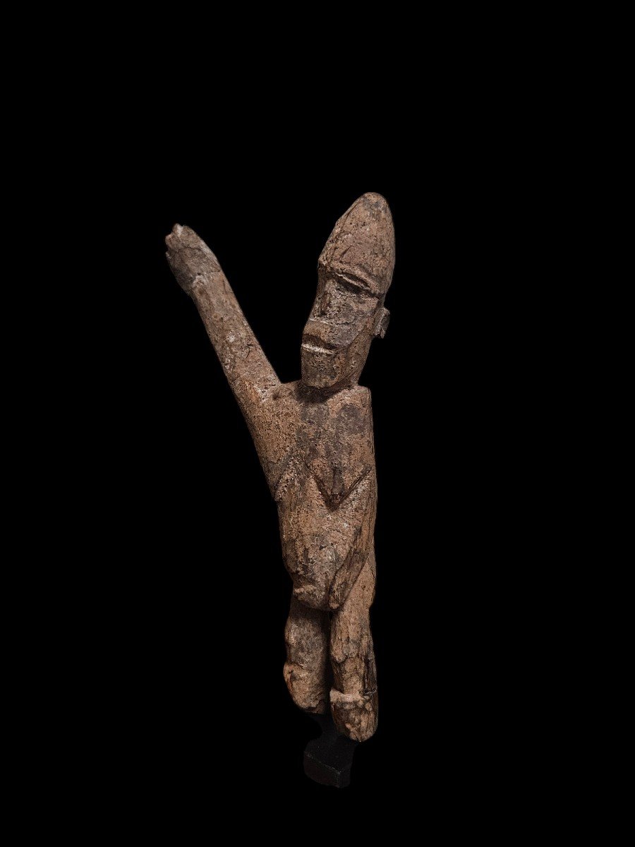 Ancienne Statuette En Bois Lobi Burkina Faso Art Tribal Art Africain Art Premier-photo-2