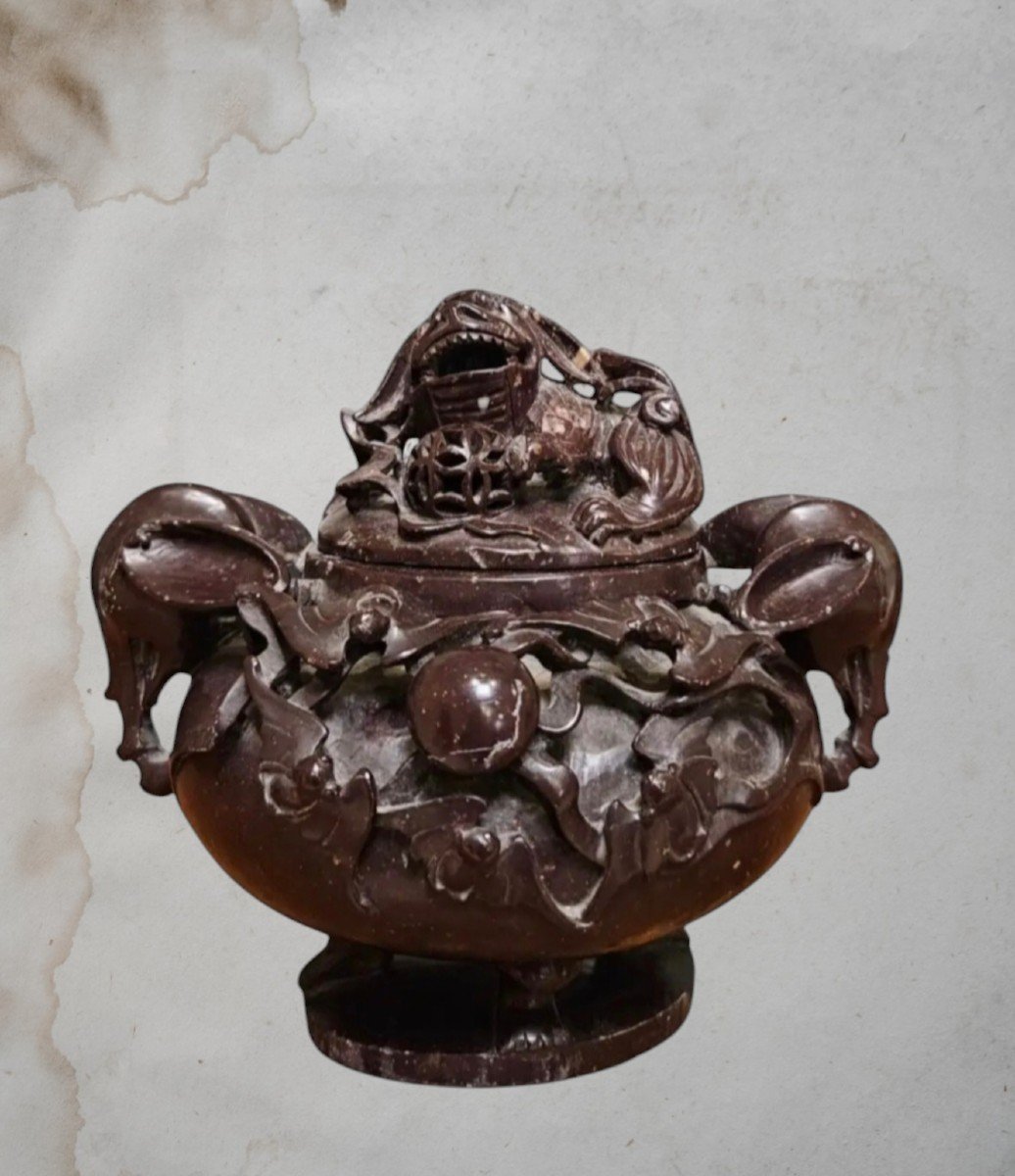 China Incense Burner Late Qing Period, Asian Art