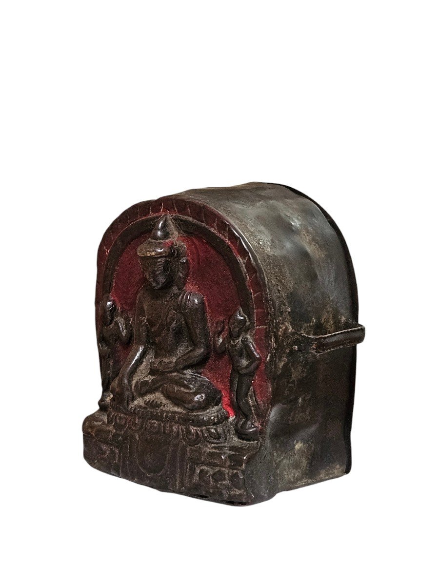 Ghau Portable Temple Or Tantric Travel Temple, Tibet 19th Century.-photo-3